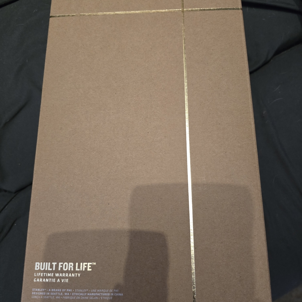 Brown Box with Gold Accent